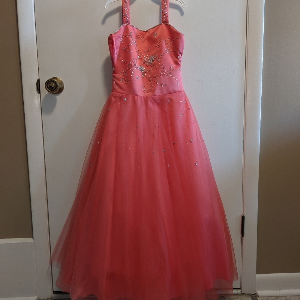Full length pageant dress